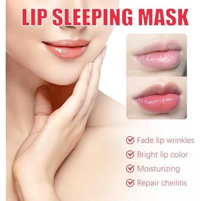 POSICHE OVERNIGHT REPAIR JELLY LIP MASK 20G LIP SLEEPING MASK, INTENSIVE MOISTURIZING, BERRY-INFUSED DELIGHT, REPAIR CHAPPED LIPS, REDUCE LIP LINES, NIGHTTIME LIP TREATMENT, SOOTHING LIP BALM - Image 2